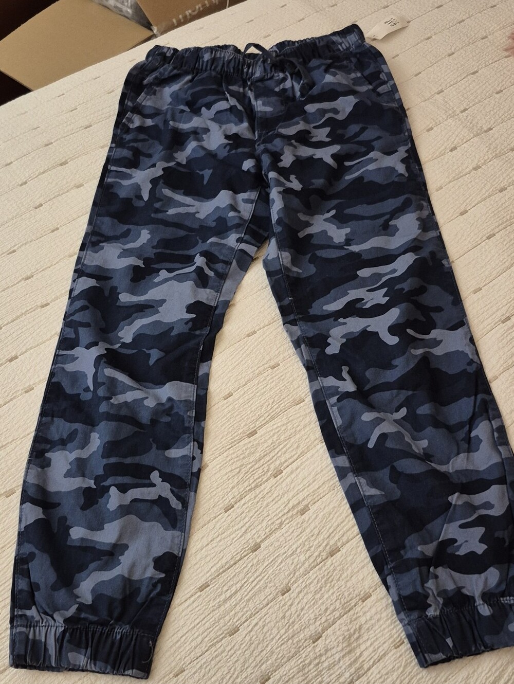 GAP Kids' Blue Camo Jogger Pants
